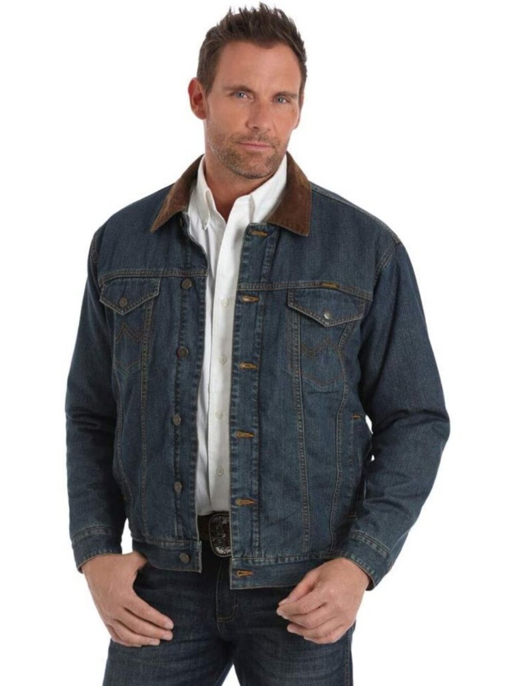 Men's Denim Jacket with Blanket Lining, Concealed Carry, Stylish & Functional - Picture 1 of 3